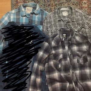 Long Sleeve Flannel Lot
